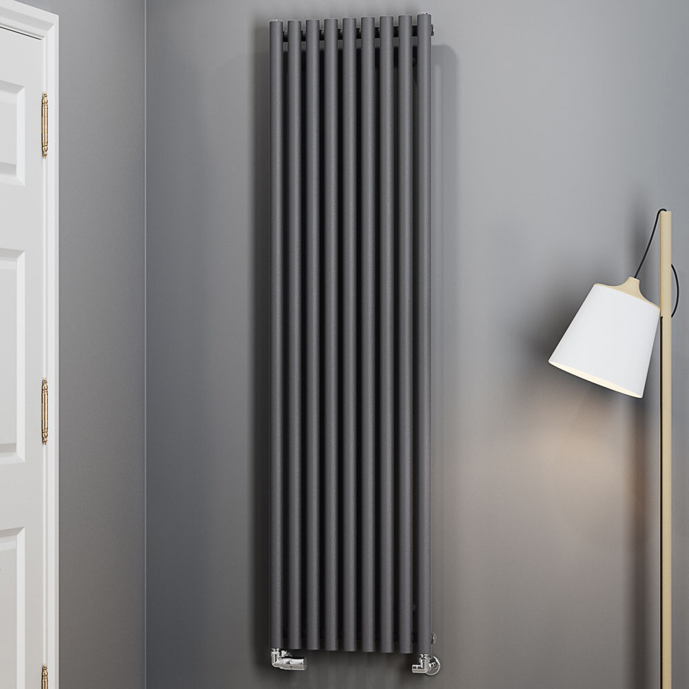 Terma Rolo Room 3516 BTU Modern Grey Radiator 1800 x 480mm Image 2
