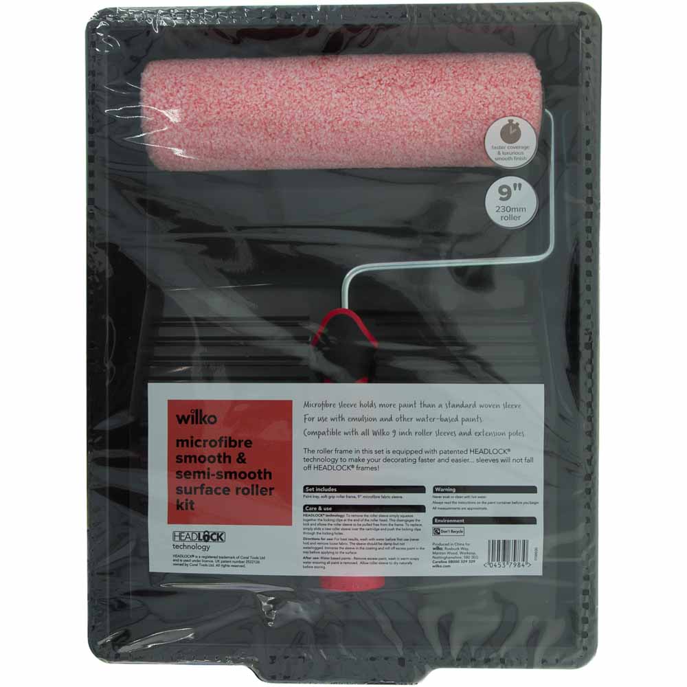 Wilko 9 inch Time Saver Roller Kit Image 2