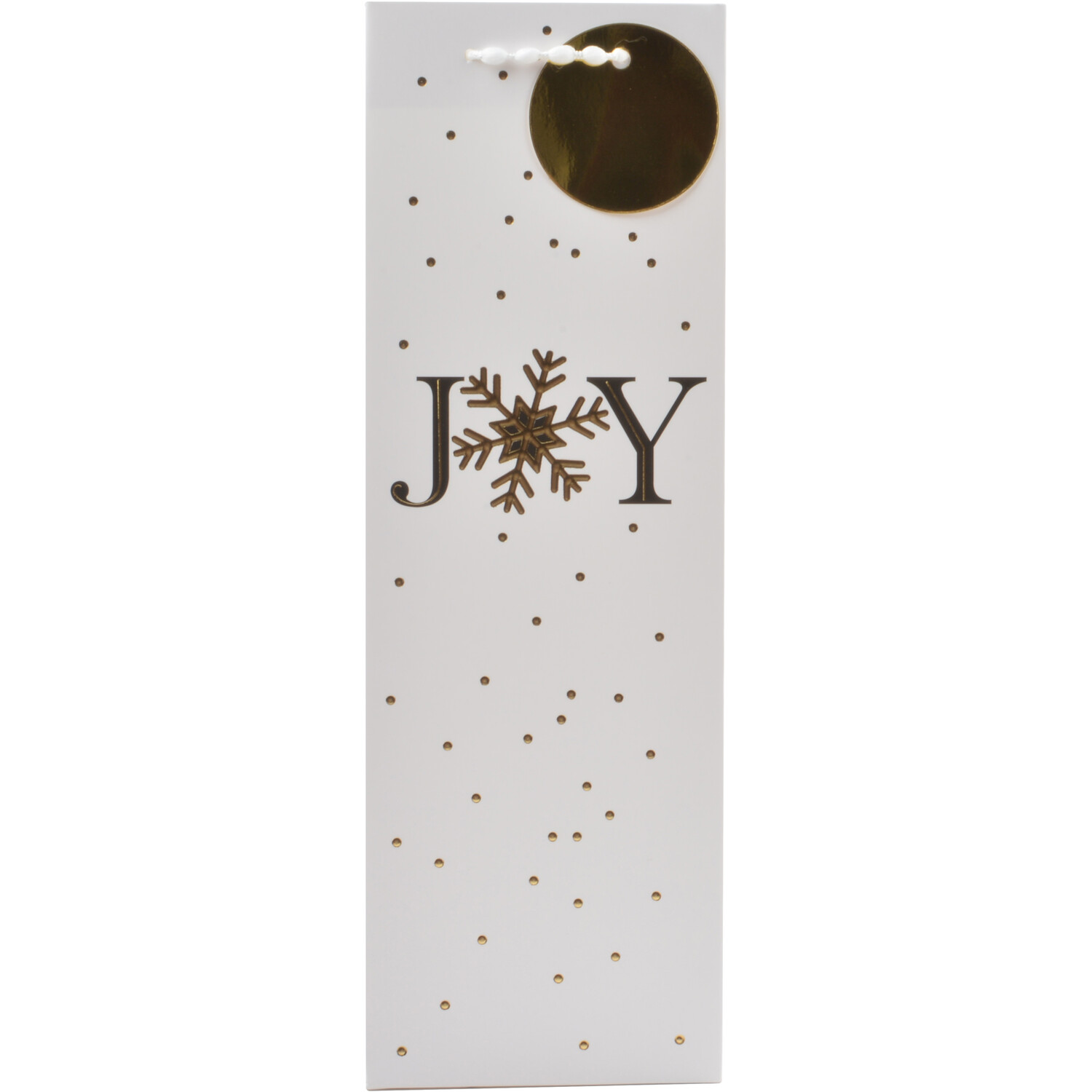 Joy Snowflake Bottle Bag Ivory Image 2