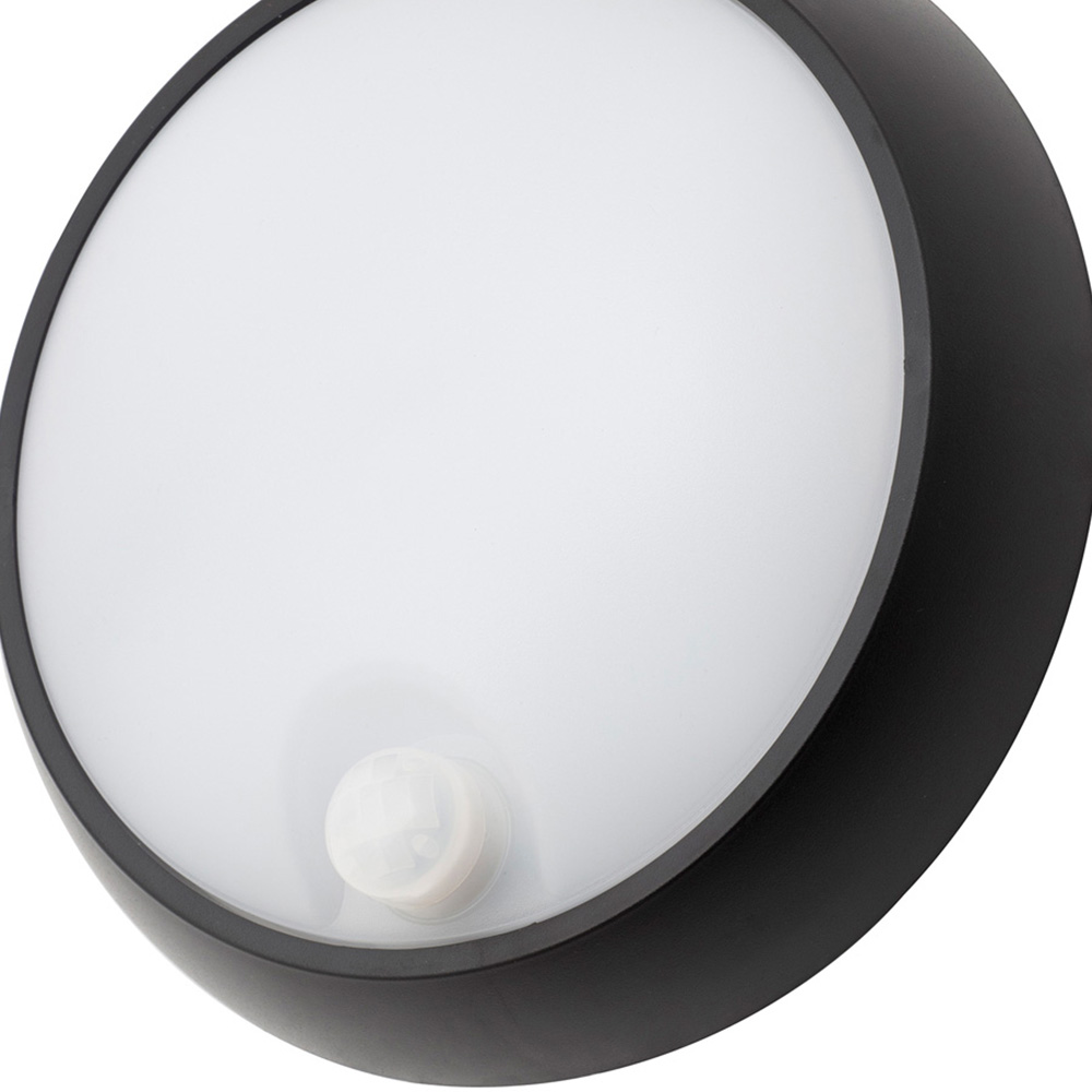 Coast Cobi Black IP54 LED Round Bulkhead with PIR Sensor Image 3
