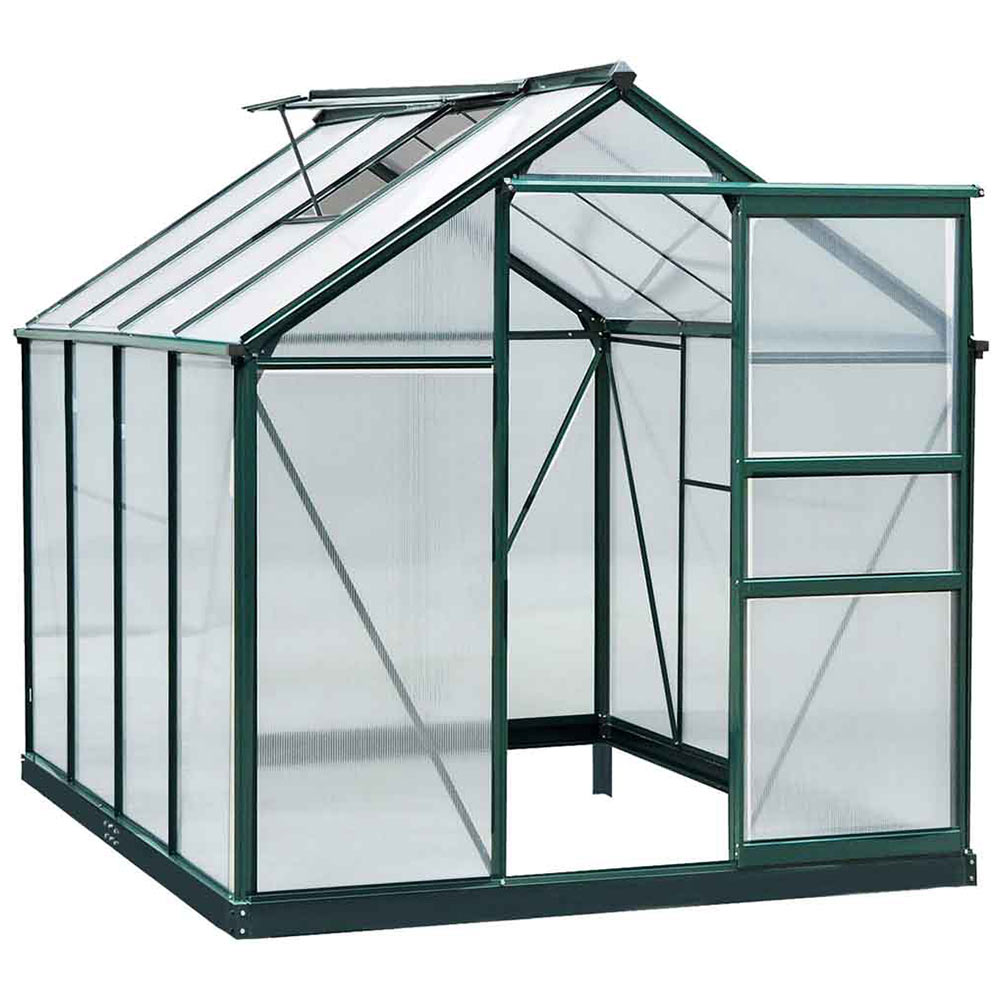 Outsunny PC Greenhouse 6x8ft Image 1