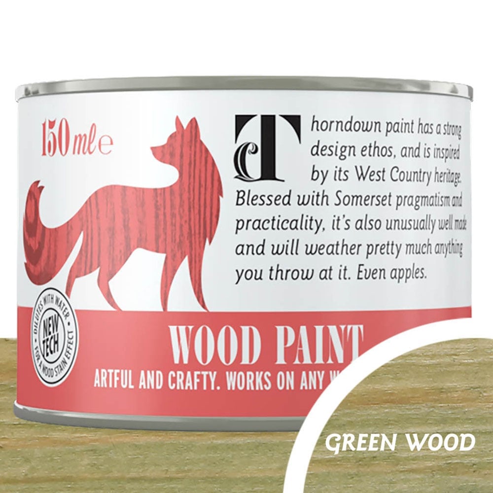 Thorndown Green Wood Satin Wood Paint 150ml Image 4