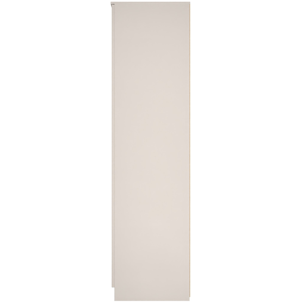 Crowndale Milan 2 Door Kashmir Gloss and Kashmir Tall Wardrobe Ready Assembled Image 7