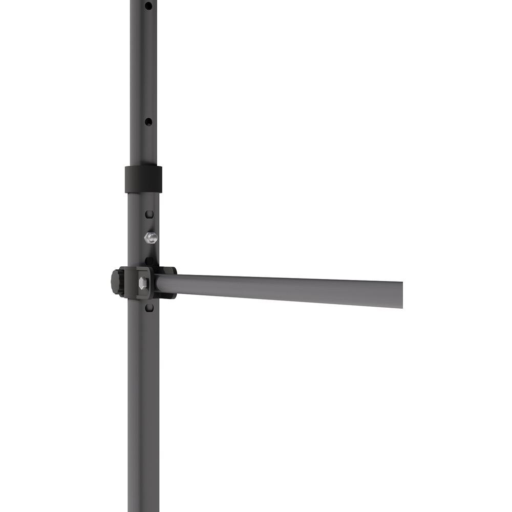 Living and Home Grey Wavy Valance Retractable Height Adjustable Awning 2m Image 5