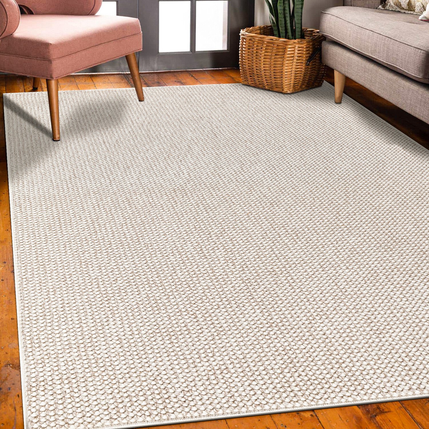 Azura Texture Rug Beige 230cm Image 2