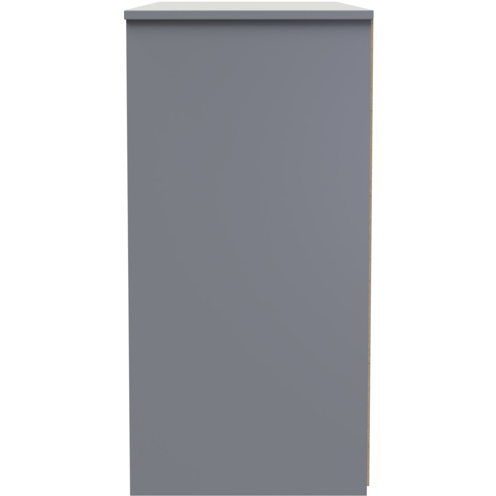 Crowndale Las Vegas 6 Drawer Dusk Grey Chest of Drawers Ready Assembled Image 4