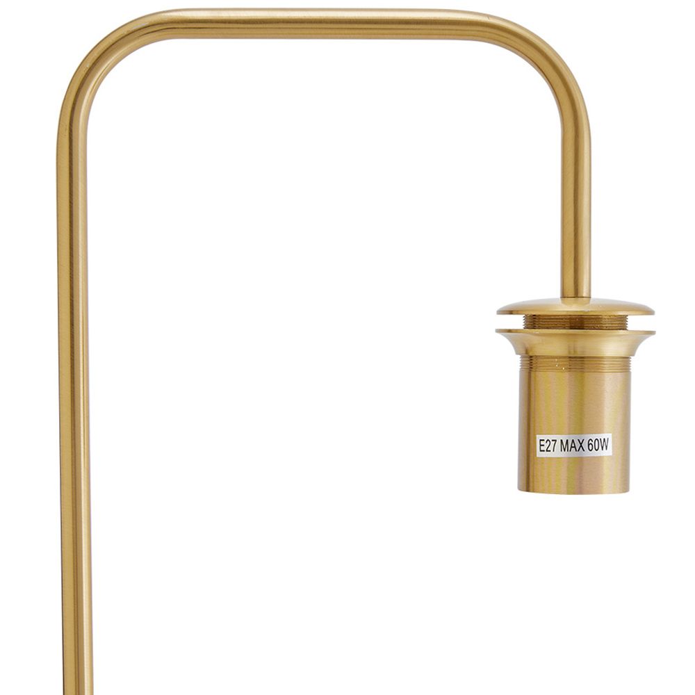 Living and Home Gold Arm Floor Lamp Image 4