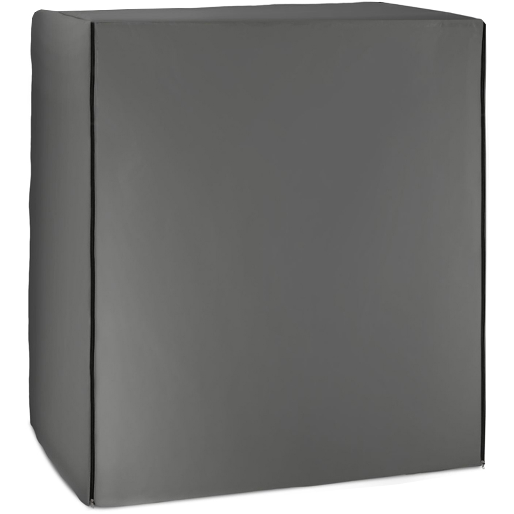 tectake Grey Beach Chair Cover Image 1