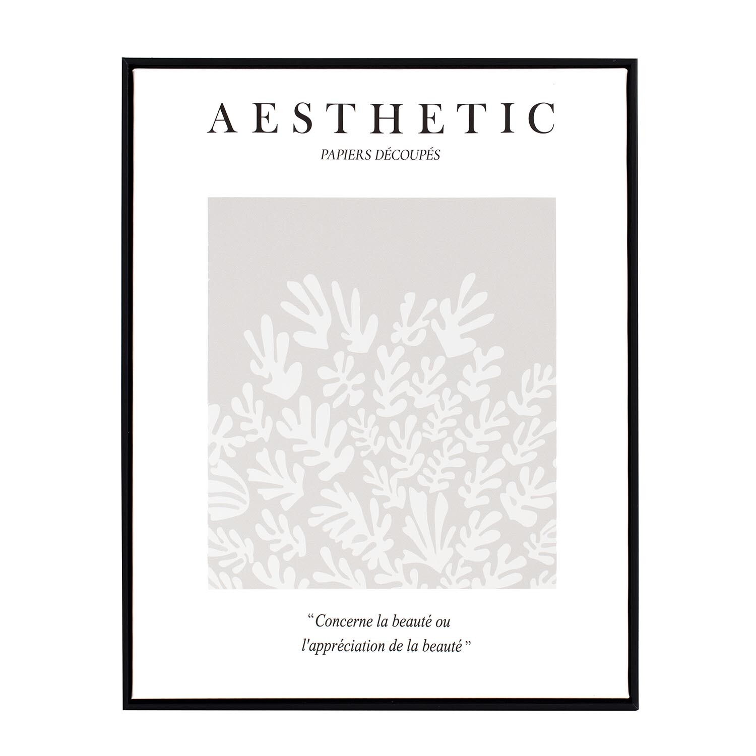 Single Neutral Framed Wall Art 50 x 40cm in Assorted styles Image 2