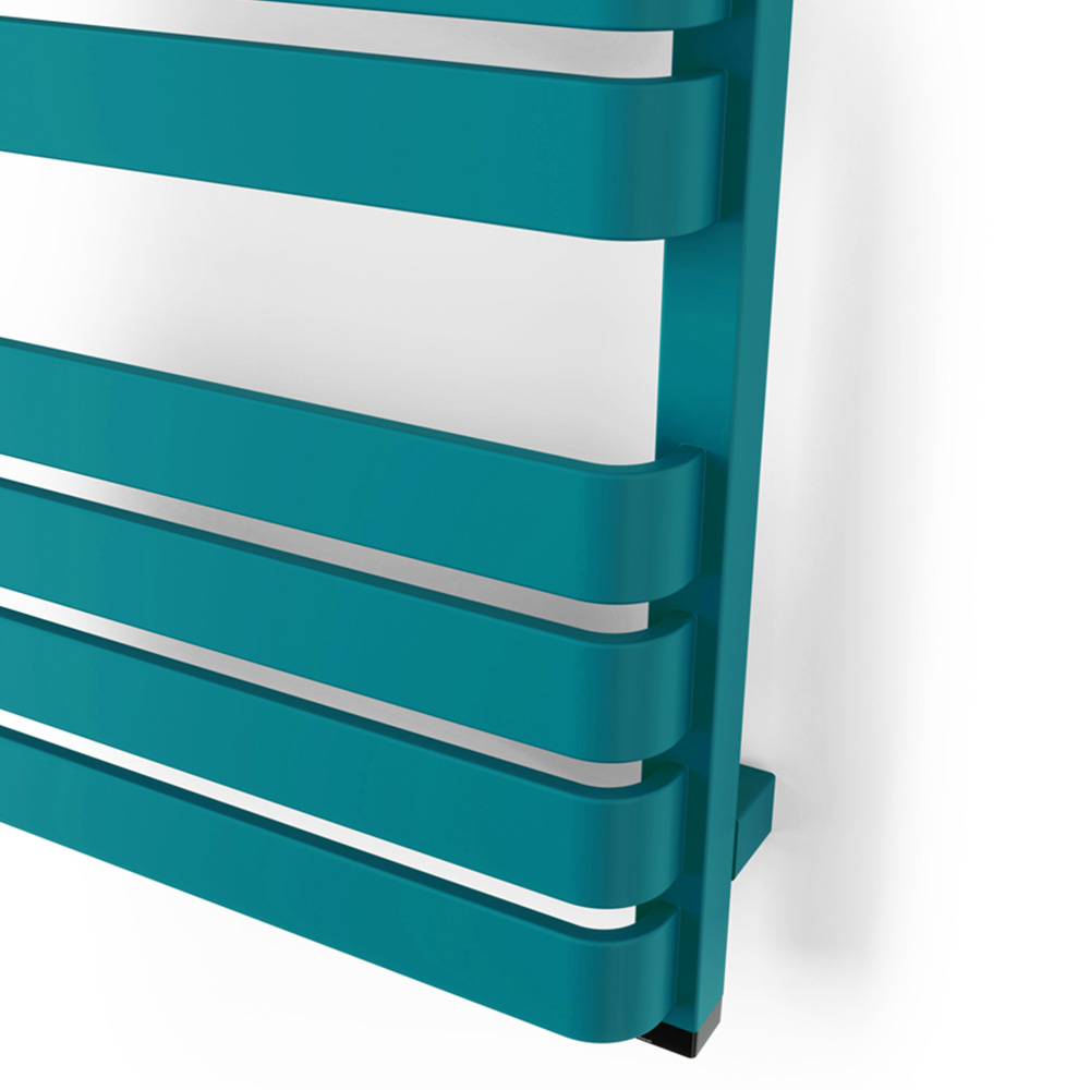 Terma Warp T One Matt Teal Electric Towel Rail 1110 x 500mm Image 5