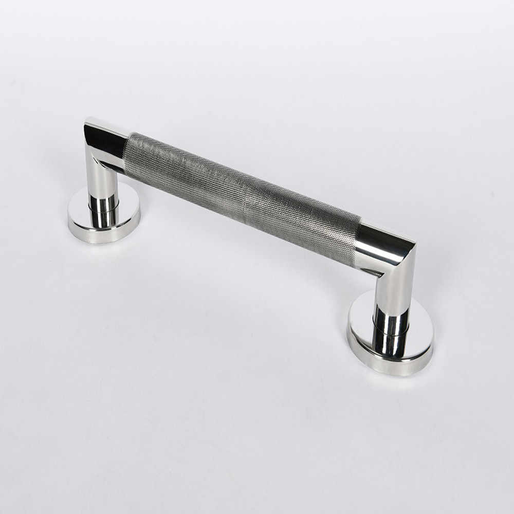 Rothley Polished Knurled Grab Rail 32 x 305mm Image 4