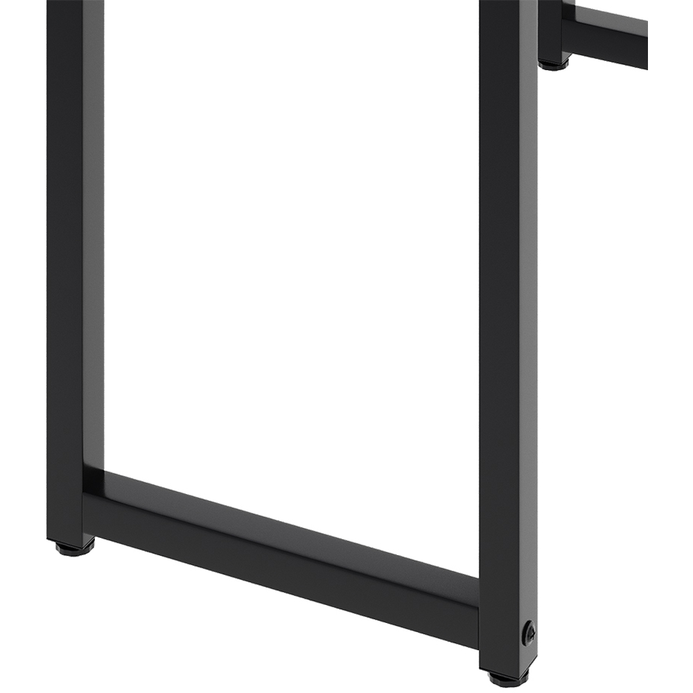 Living and Home Black Open Cuboid Iron Table Frame 110 x 71cm Image 6