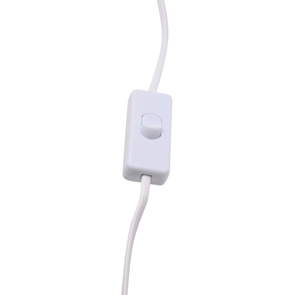 The Seasonal Gift Co. White Porcelain Christmas Bauble Lamp Image 3