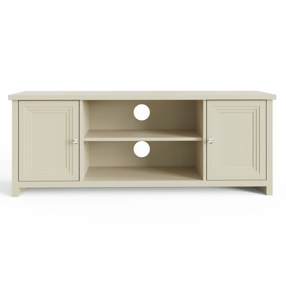 GFW Oakley 2 Door 2 Shelf Stone TV Unit Image 5