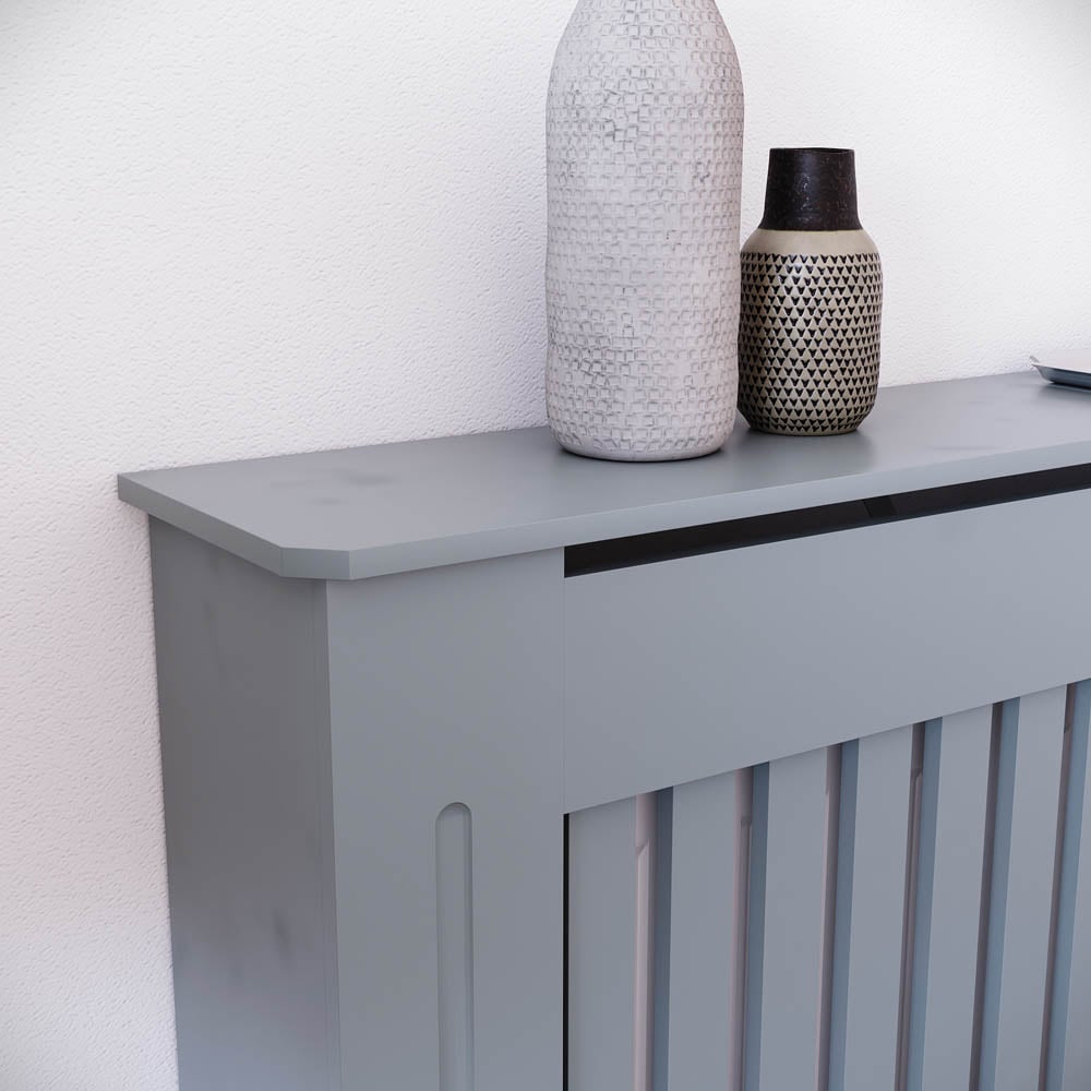 Vida Designs Chelsea Grey Medium Radiator Cover Image 4