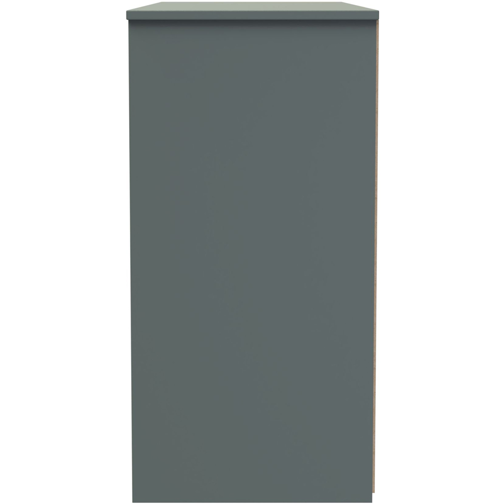 Crowndale Las Vegas 6 Drawer Reed Green Chest of Drawers Ready Assembled Image 4