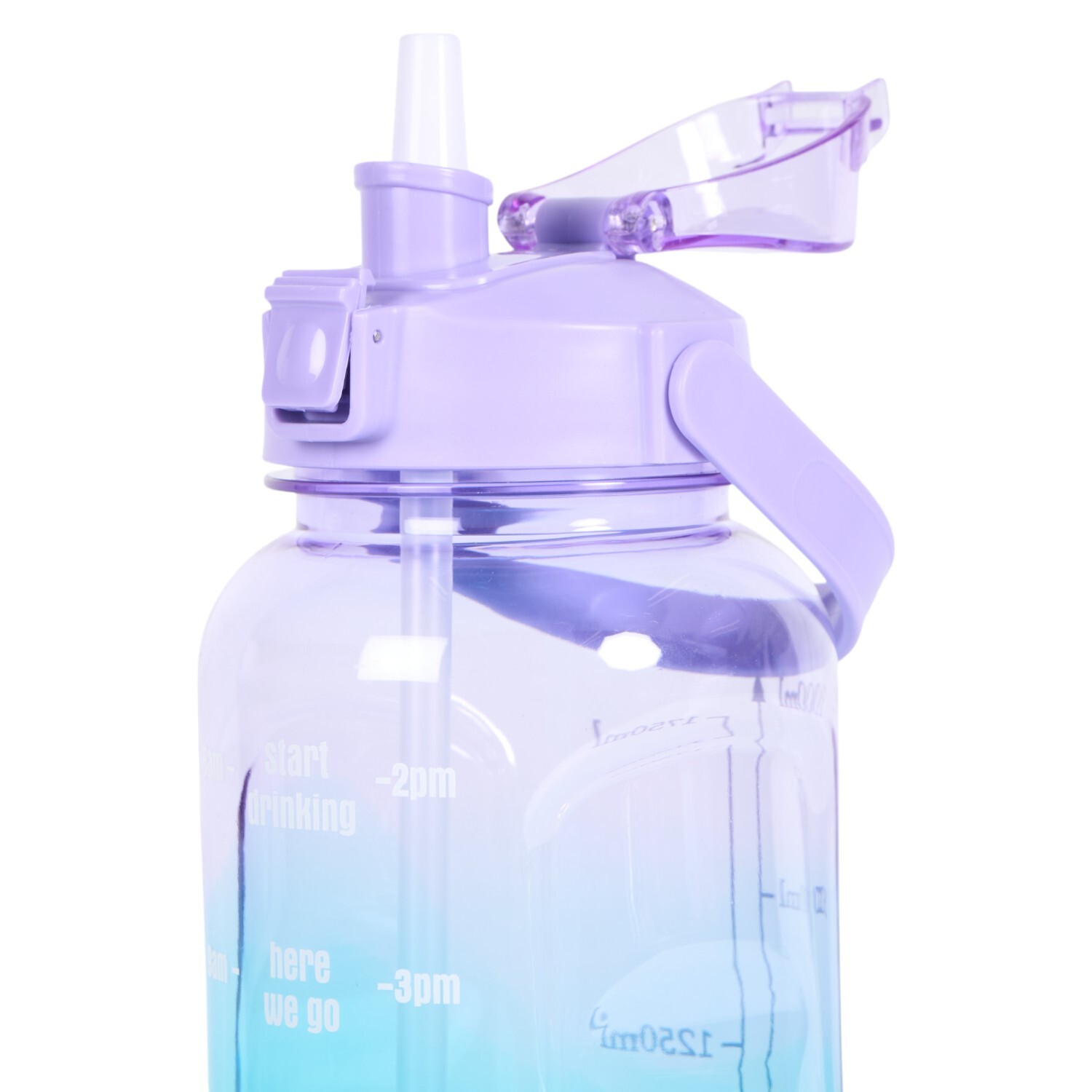 Ombre Sports Bottle with Handle 2L Pink Image 8