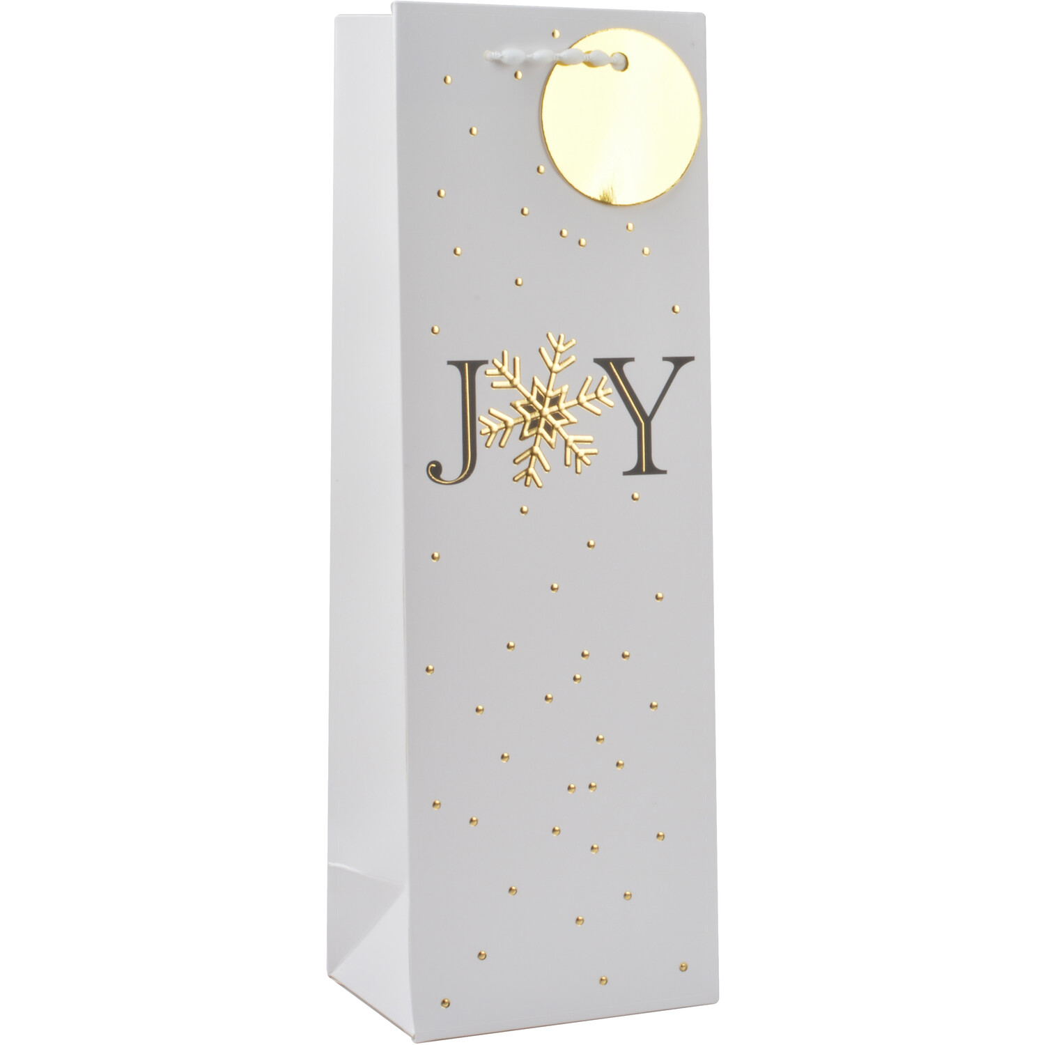 Joy Snowflake Bottle Bag Ivory Image 4