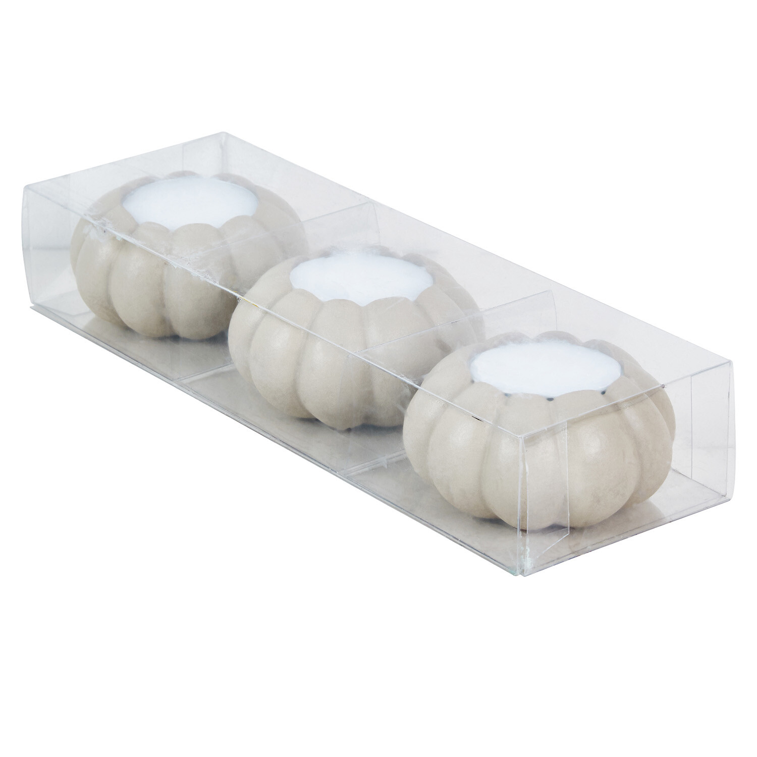 Set of 3 Pumpkin Tealight Holders Image 6