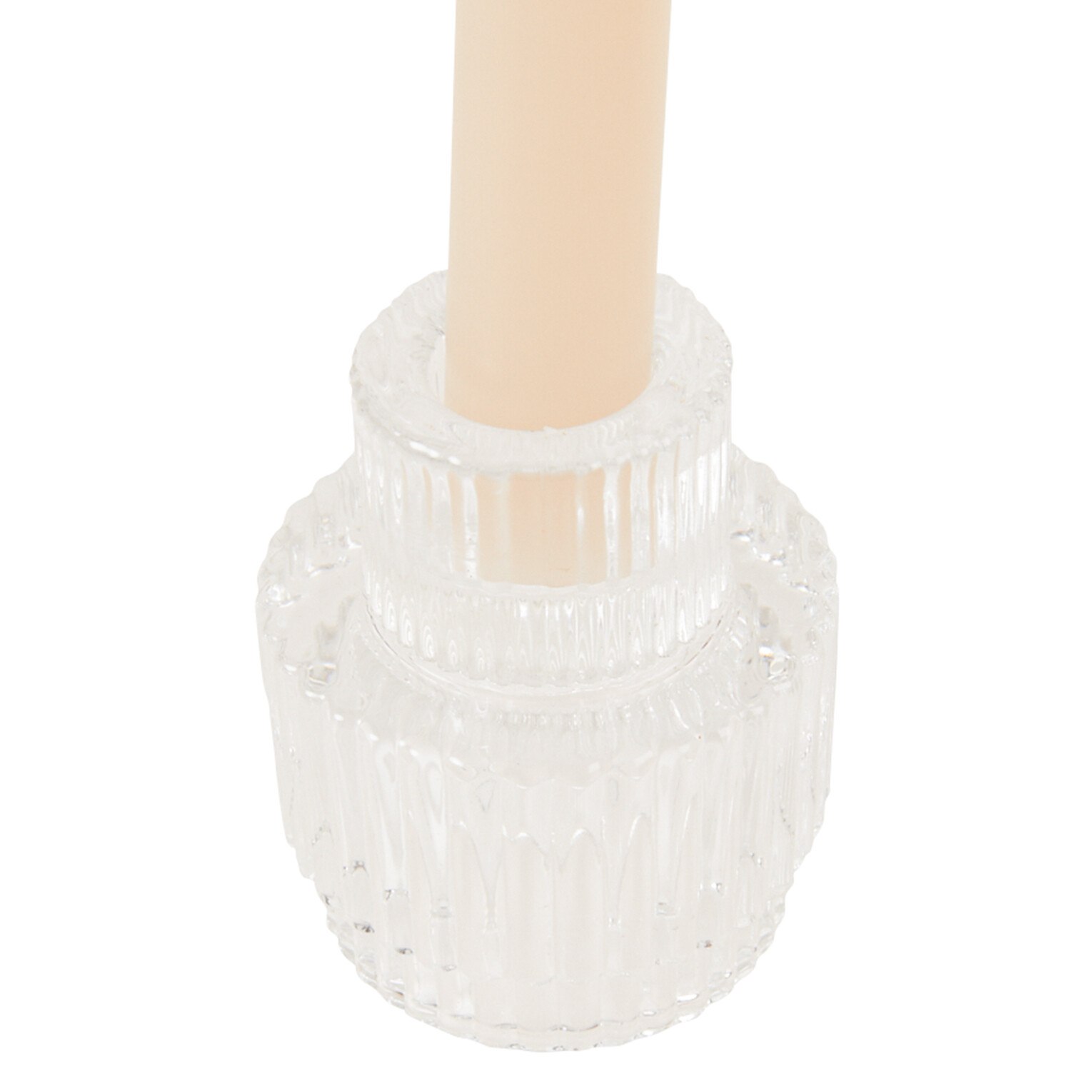 Set of 3 Taper Candles and Candle Holder - Multicolour Image 10