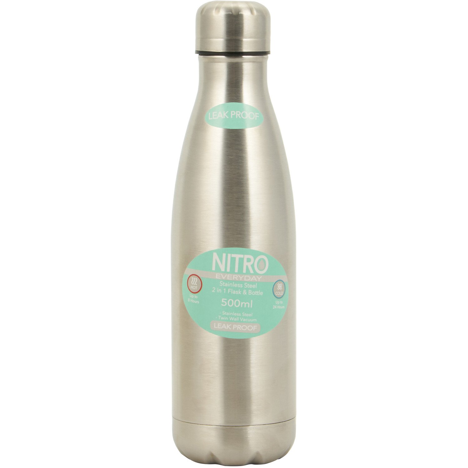 Nitro Everyday 2-in-1 Flask and Bottle - Gold Image 2