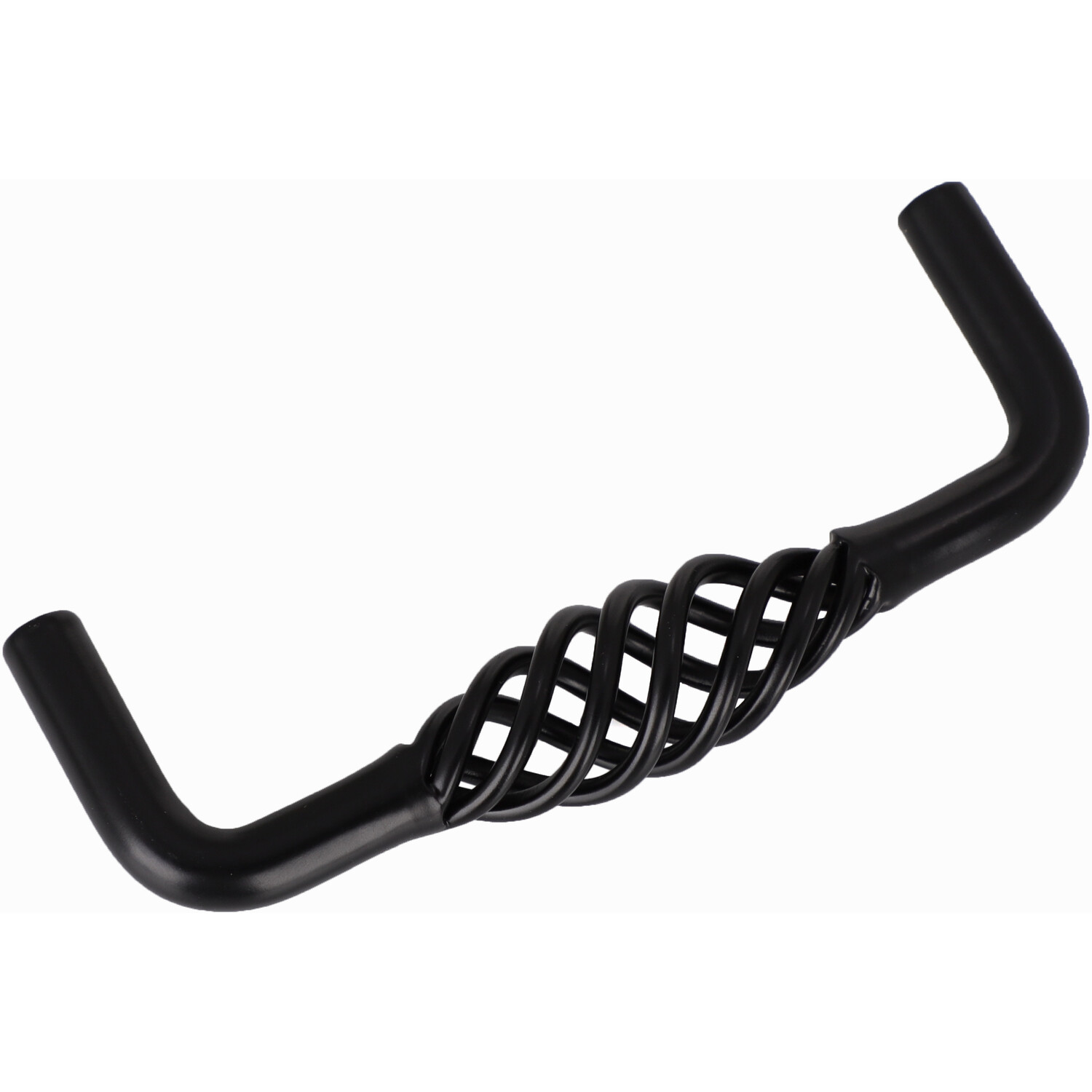 Pack of 2 Twisted Cage Cabinet D Handles Matt Black Image 2
