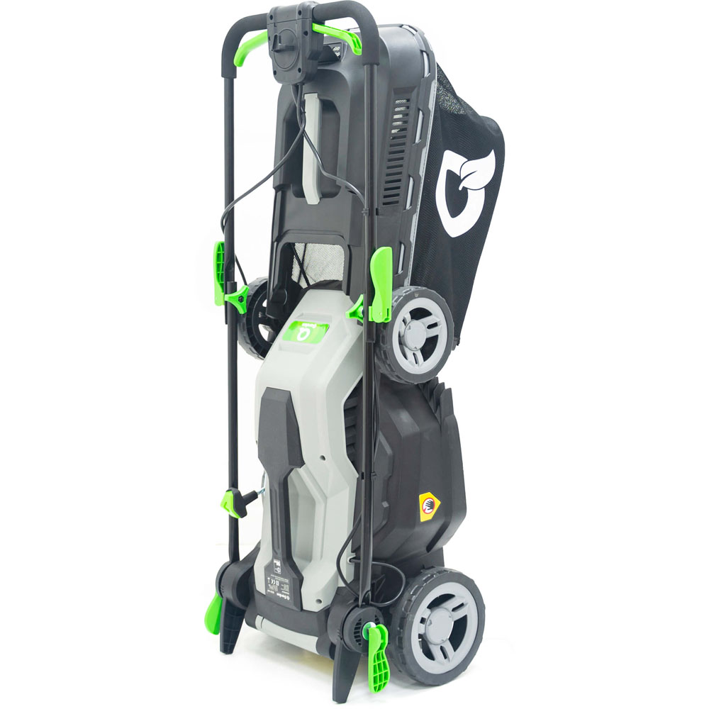 Q Garden QG38-1600 1600W Hand Propelled 38cm Rotary Electric Lawn Mower Image 5