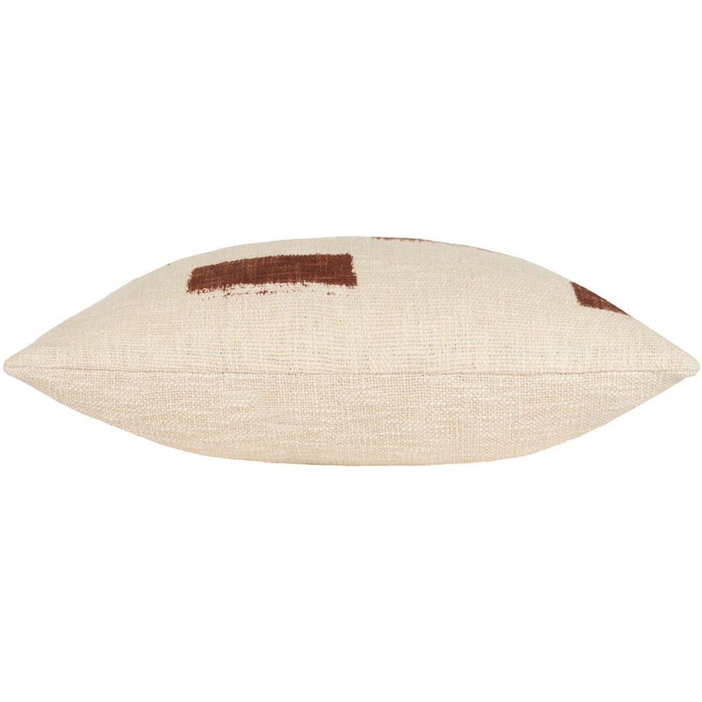 Yard Terra Pecan Slub Cotton Cushion Image 4