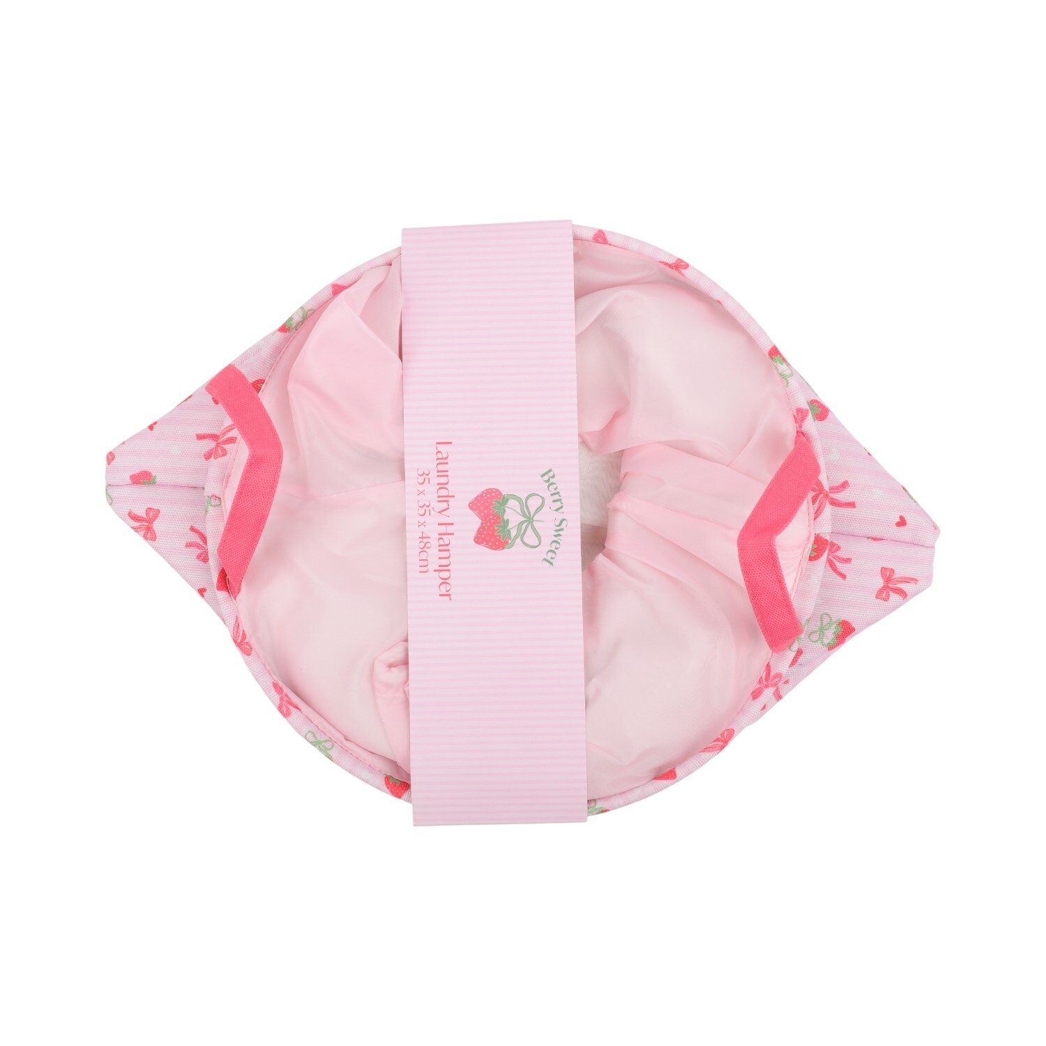 Berry Sweet Laundry Hamper Pink Image 2