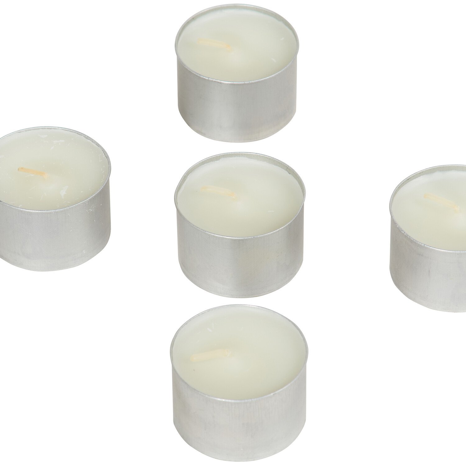 Natural Vanilla Bourbon Tea Light Candle 20 Pack Image 3
