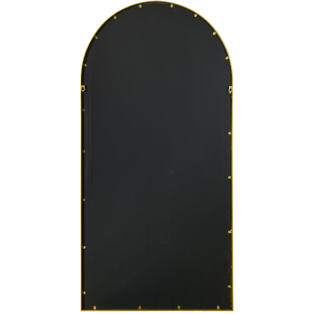 MirrorOutlet The Arcus Gold Framed Arched Garden Wall Mirror 160 x 80cm Image 4