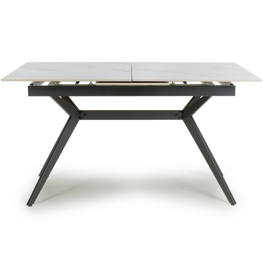 Shankar Timor 6 Seater 180cm Extending Dining Table White Image 8