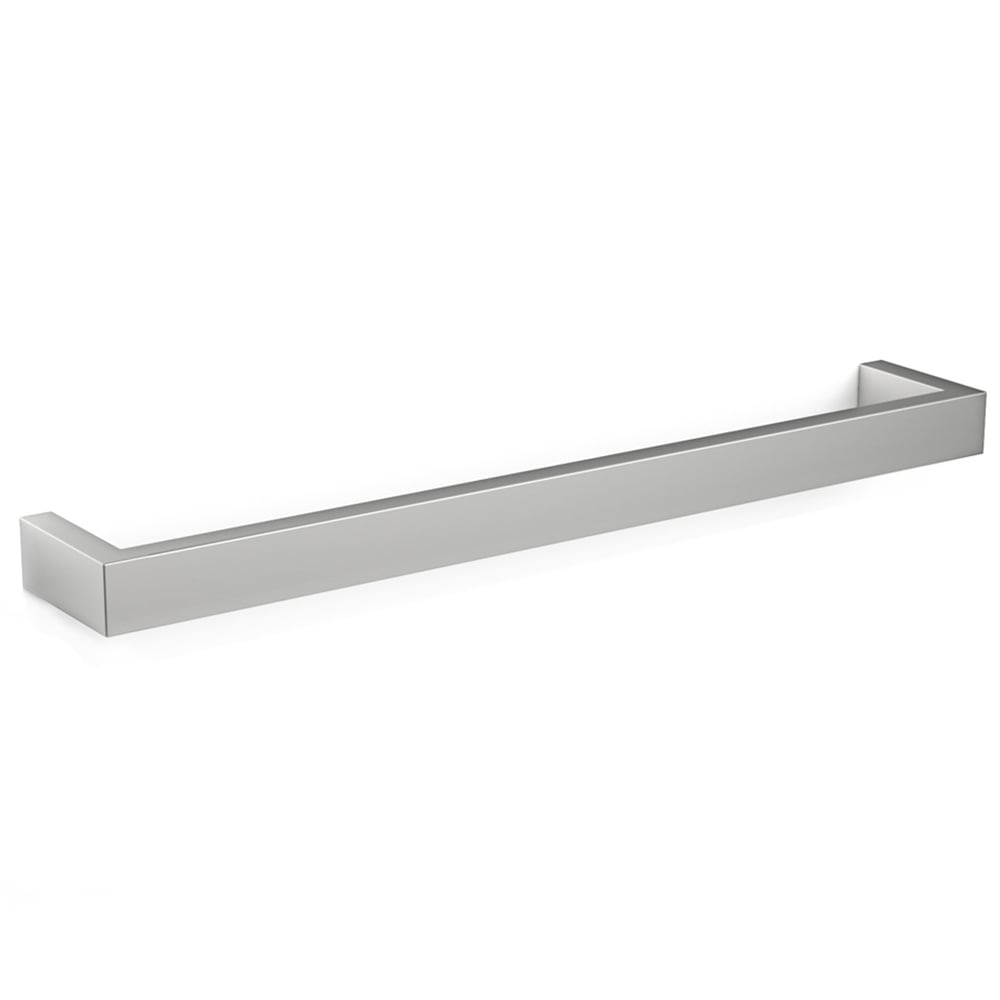 Towelrads Elcot Close Ended Square Brushed Stainless Towel Radiator 450 x 40mm 17W Image 1
