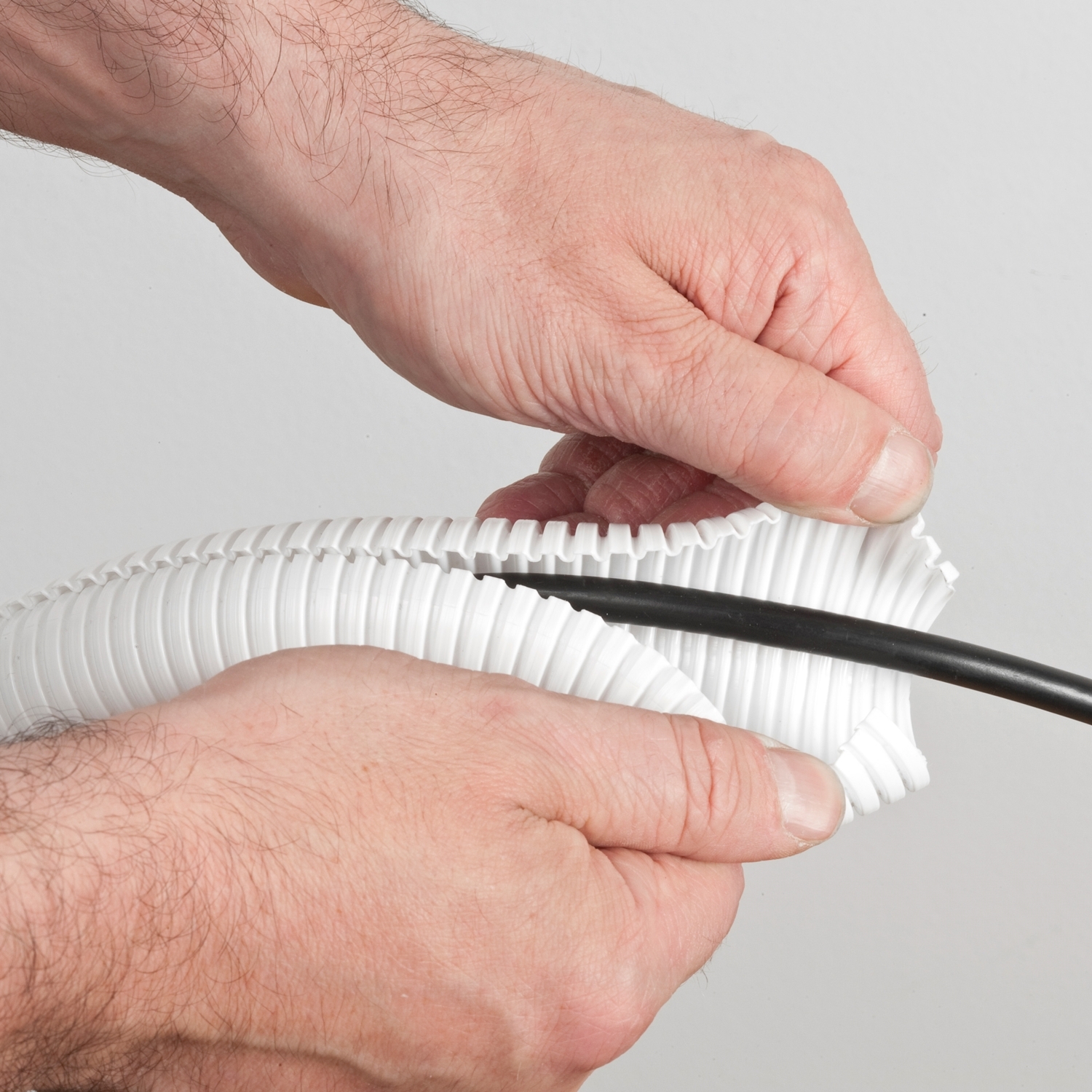 D-Line White Cable Tidy Tube 1.1m Image 4