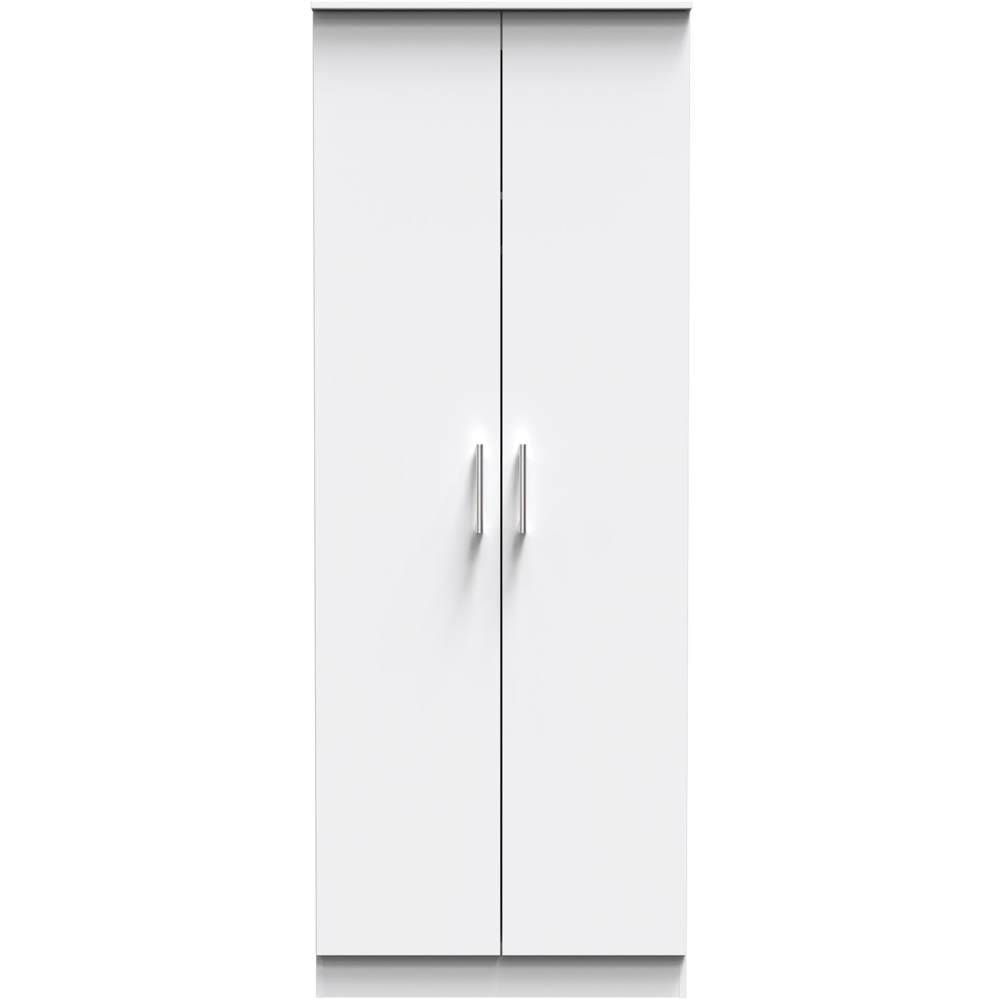 Crowndale Devon 3 Piece White Matt Bedroom Furniture Set Image 4