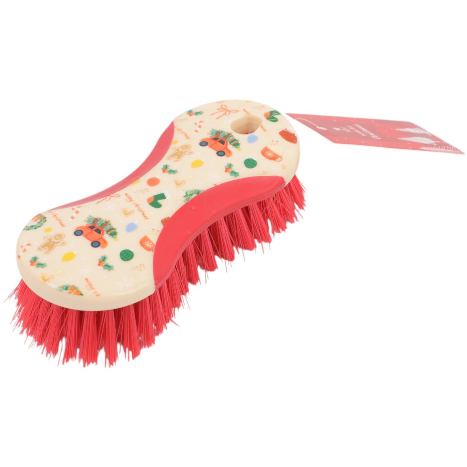 Cosy Christmas Scrubbing Brush Red Image 3