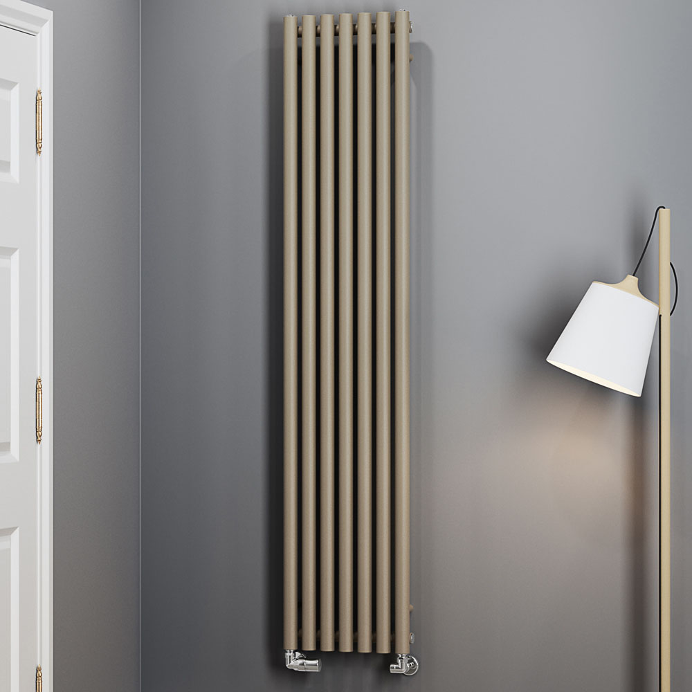 Terma Rolo Room 2735 BTU Quartz Mocha Radiator 1800 x 370mm Image 2
