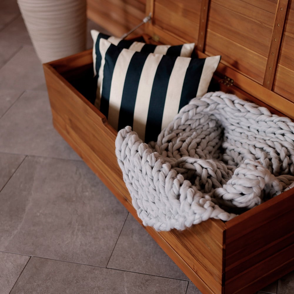 Charles Bentley Acacia Garden Storage Box Image 8