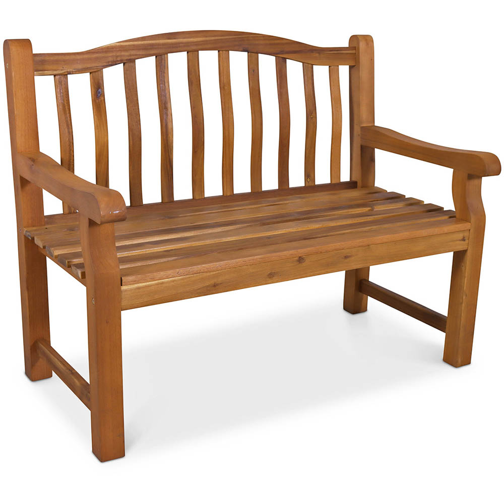 Royalcraft Lytham 2 Seater Acacia Hardwood Bench Image 2