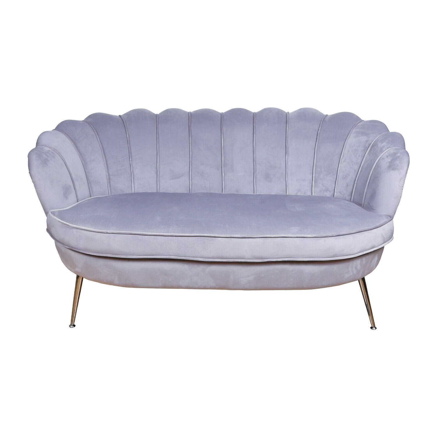 Kendall Grey 2 Seater Sofa - Grey Image 2
