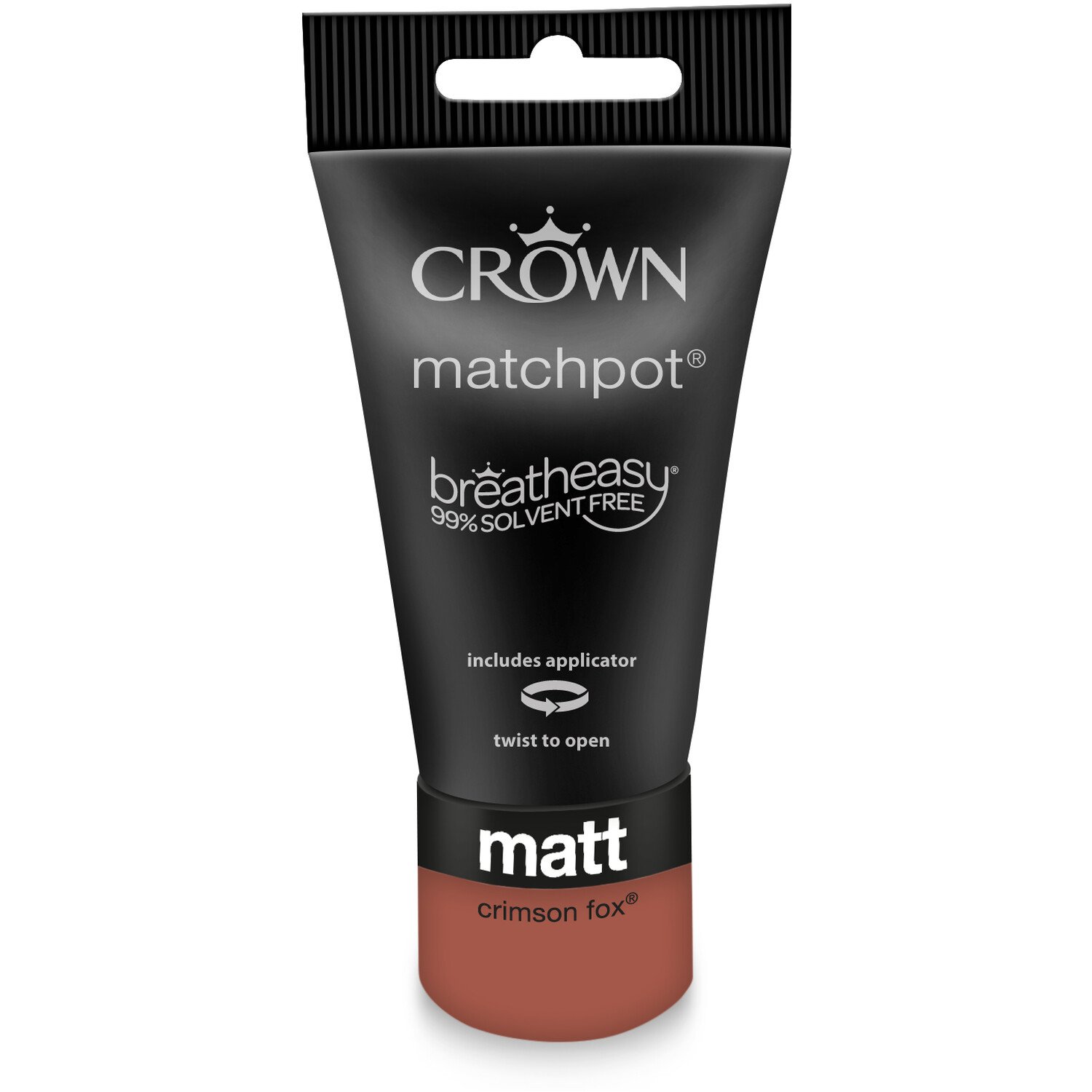 Crown Breatheasy Matt Emulsion Tester Pot - Crimson Fox Image 1