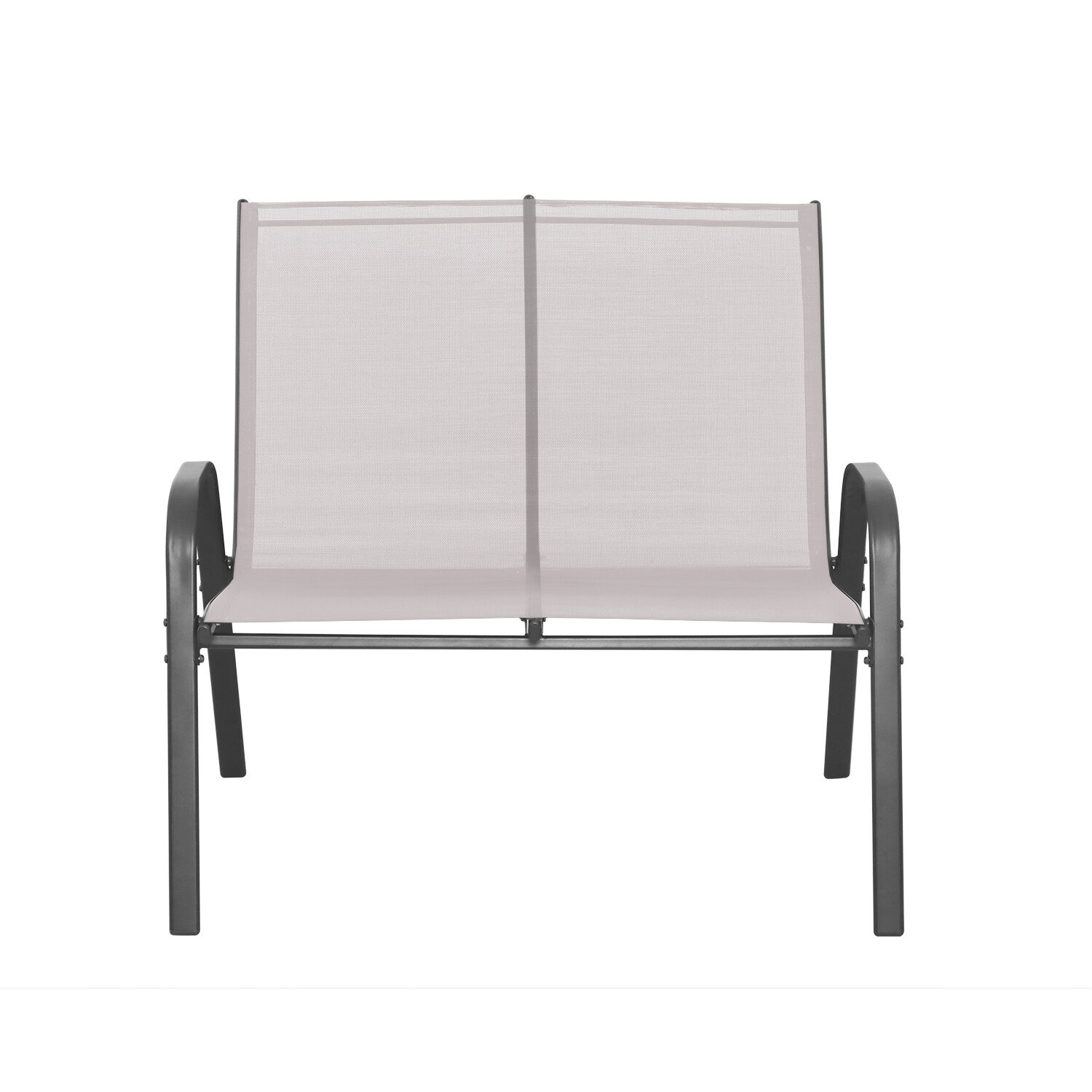 Maya Textilene Bench - Grey Image 3