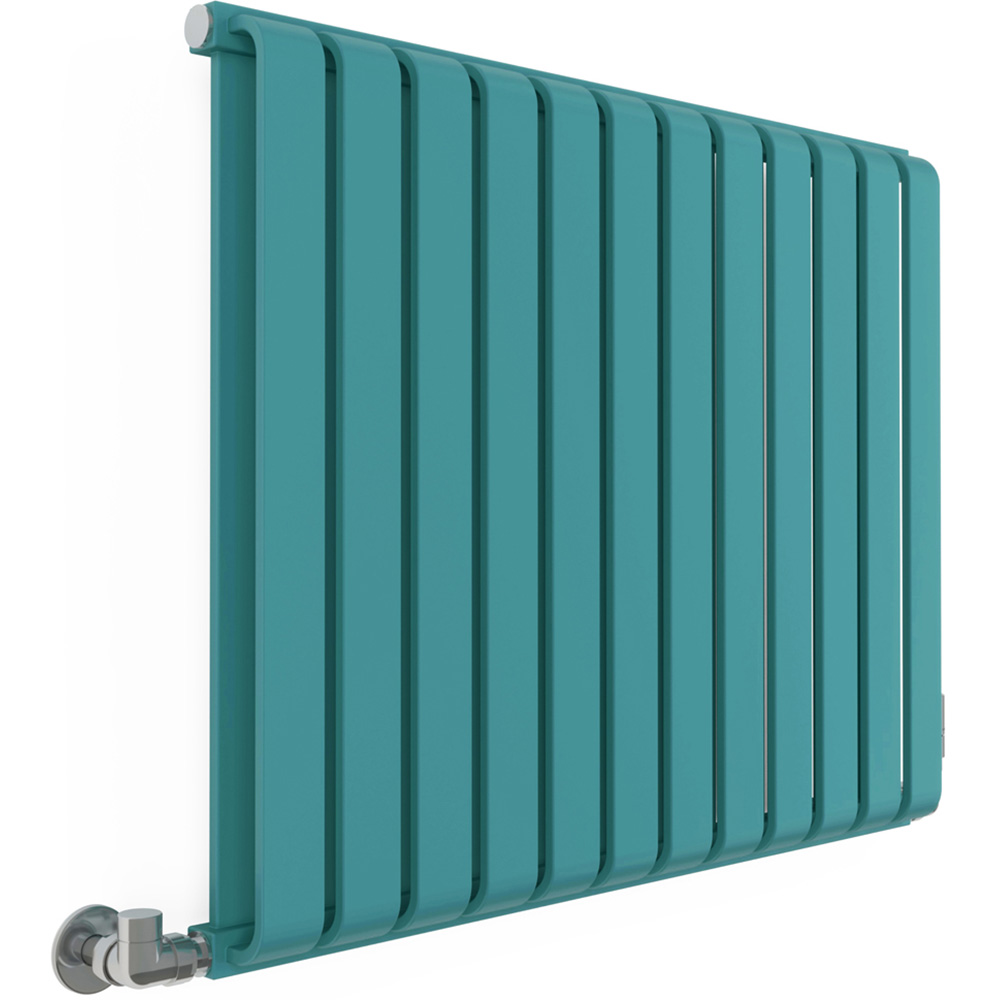 Terma Warp Room 2960 BTU Matt Teal Radiator 630 x 785mm Image 3