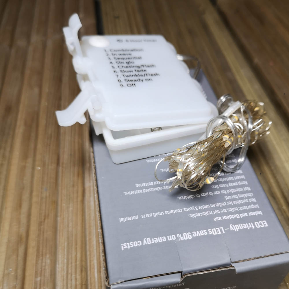 Samuel Alexander 50 Rainbow MicroBrights LED Premier Battery Operated String Light 2.5m Image 6