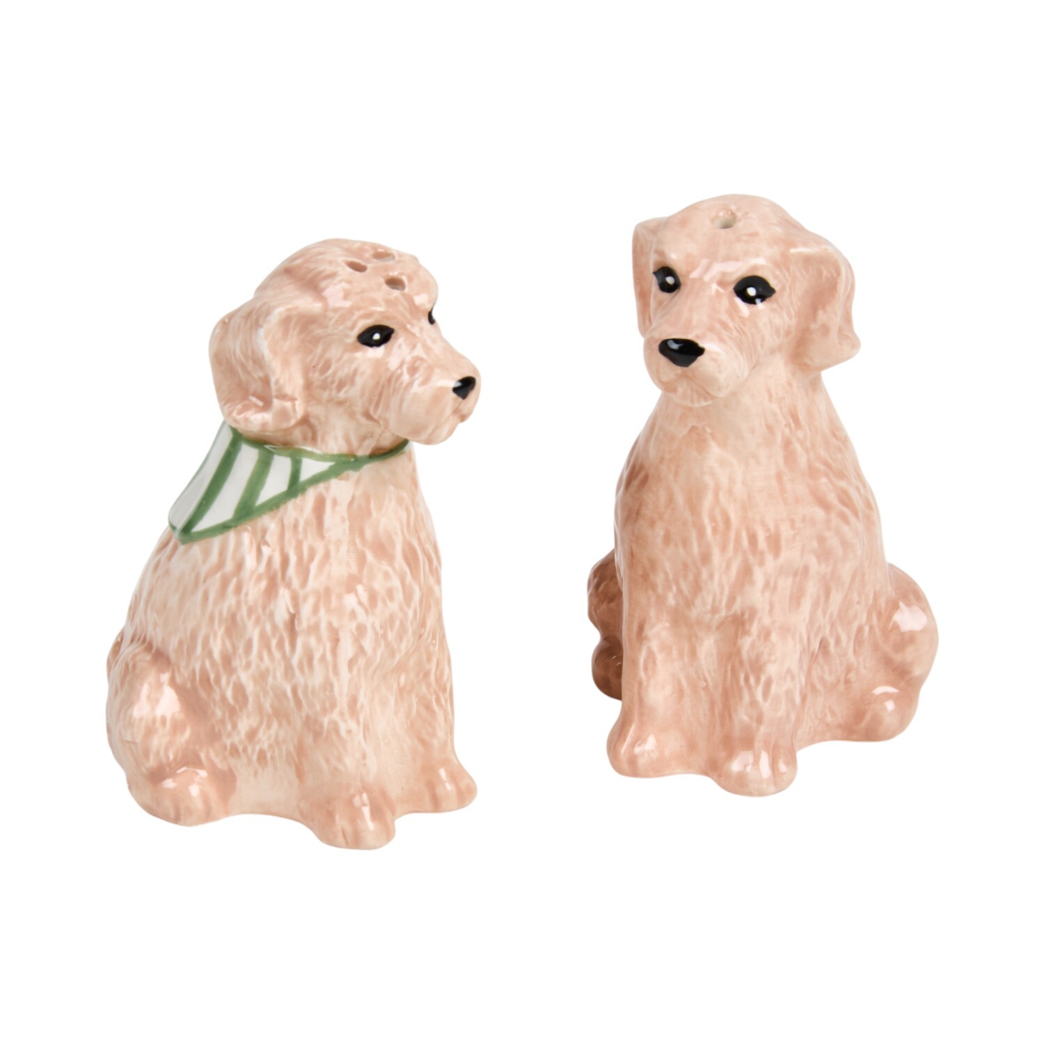 Waggy Tails 3D Ceramic Salt and Pepper Set Brown Image 3