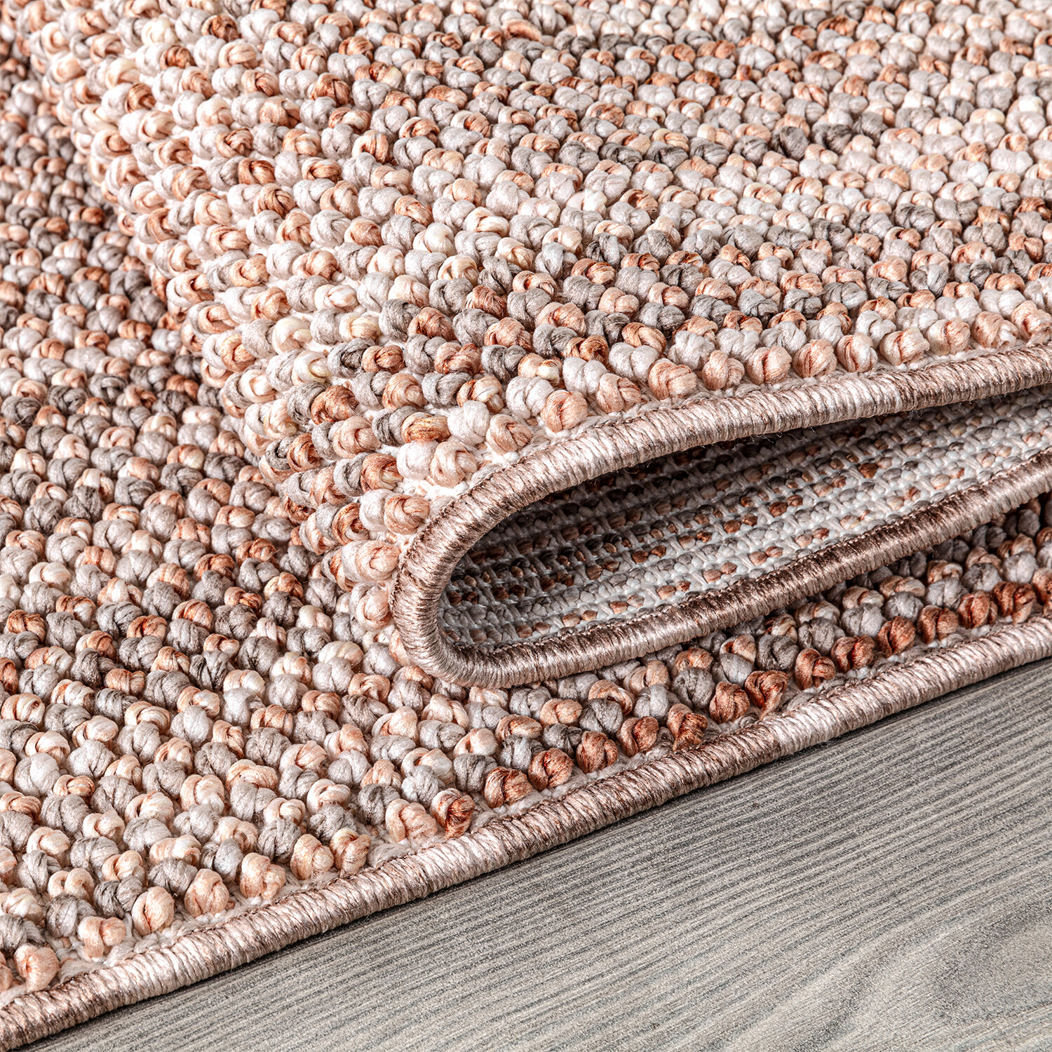 Azura Texture Rug - Terracotta / 120cm Image 3