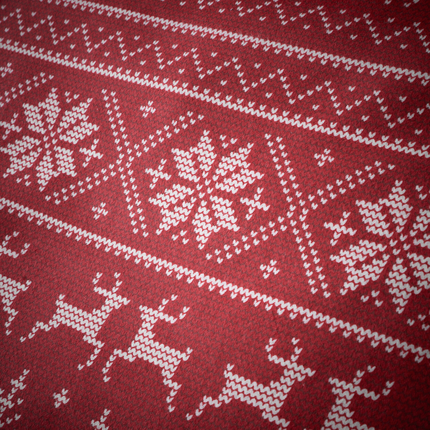 Fairisle Duvet Set - Red / Single Image 3