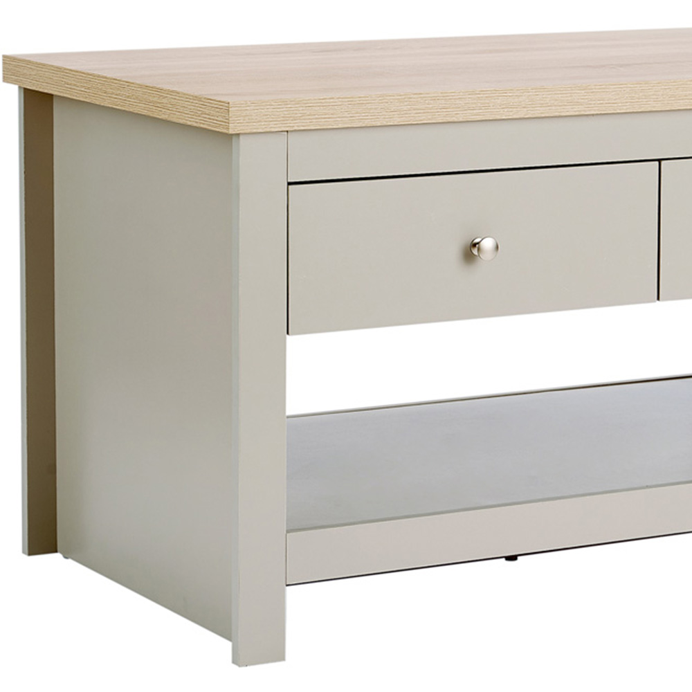 Apollo 2 Drawer Grey Coffee Table Image 3