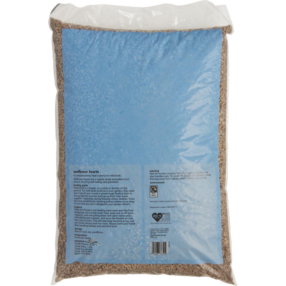 Wilko Wild Bird Sunflower Hearts 4kg Image 2
