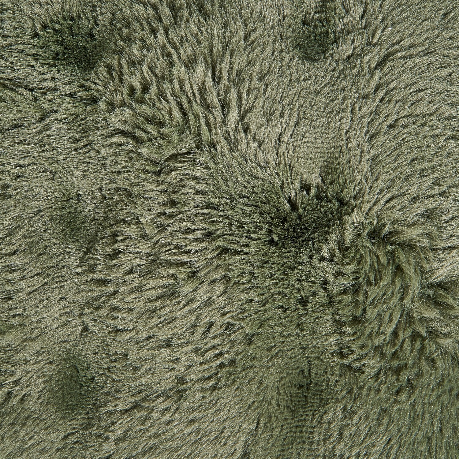 Aspen Faux Fur Cushion Green Image 4